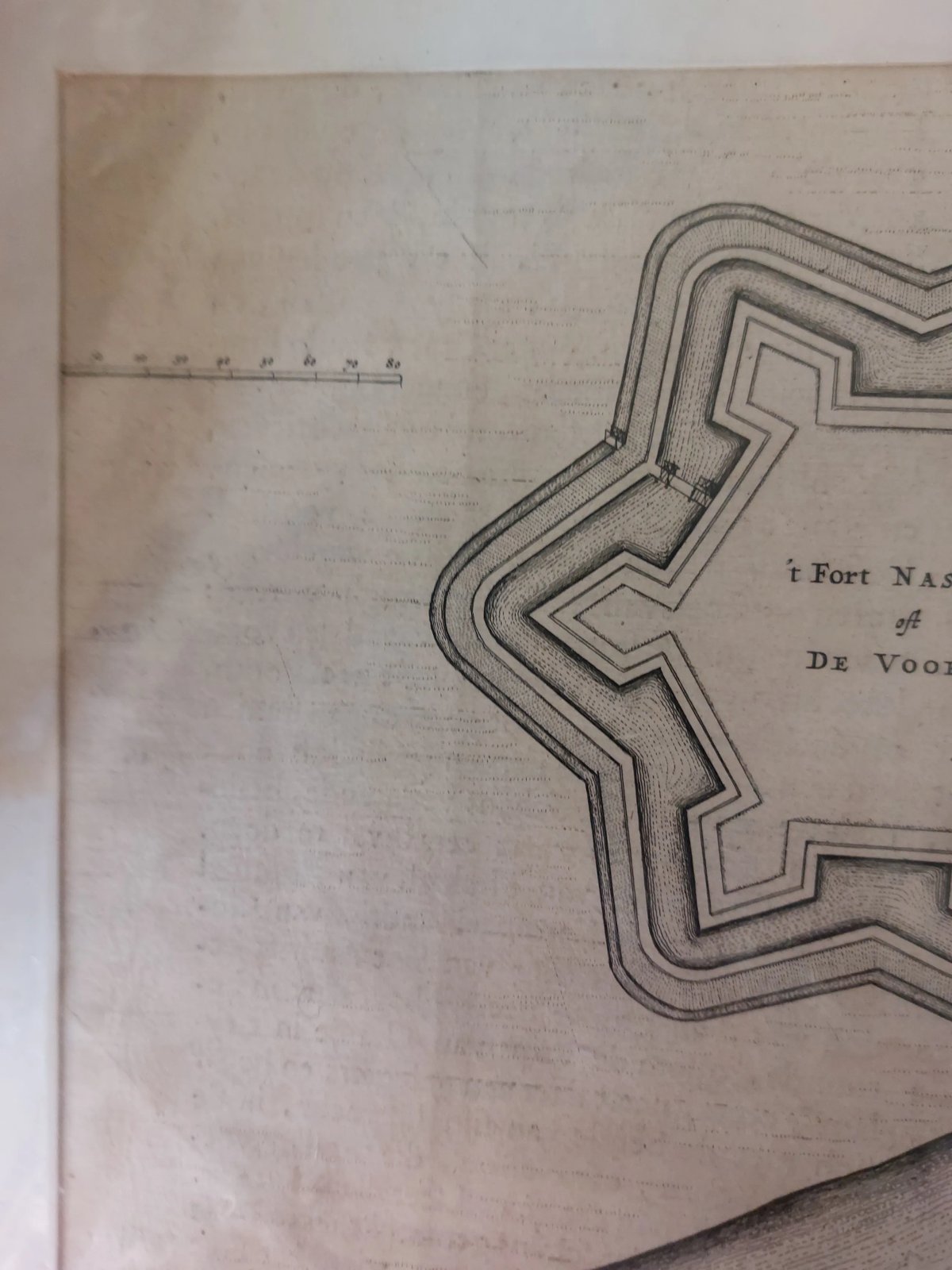 Joan Blaeu — ‘t Fort Nassau oft De Voorn, originele kopergravure, ca. 1649–1652 — foto 4