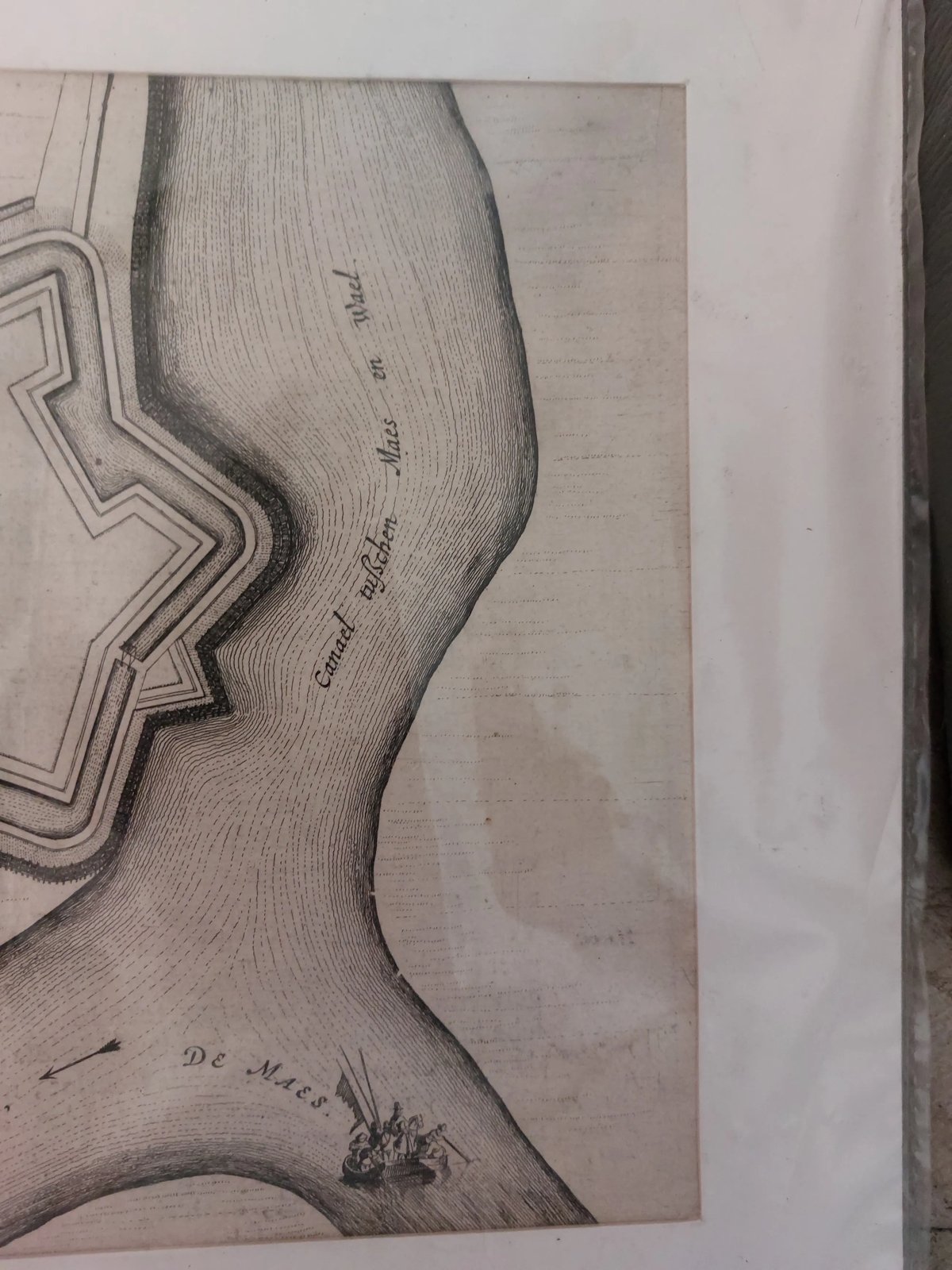 Joan Blaeu — ‘t Fort Nassau oft De Voorn, originele kopergravure, ca. 1649–1652 — foto 5