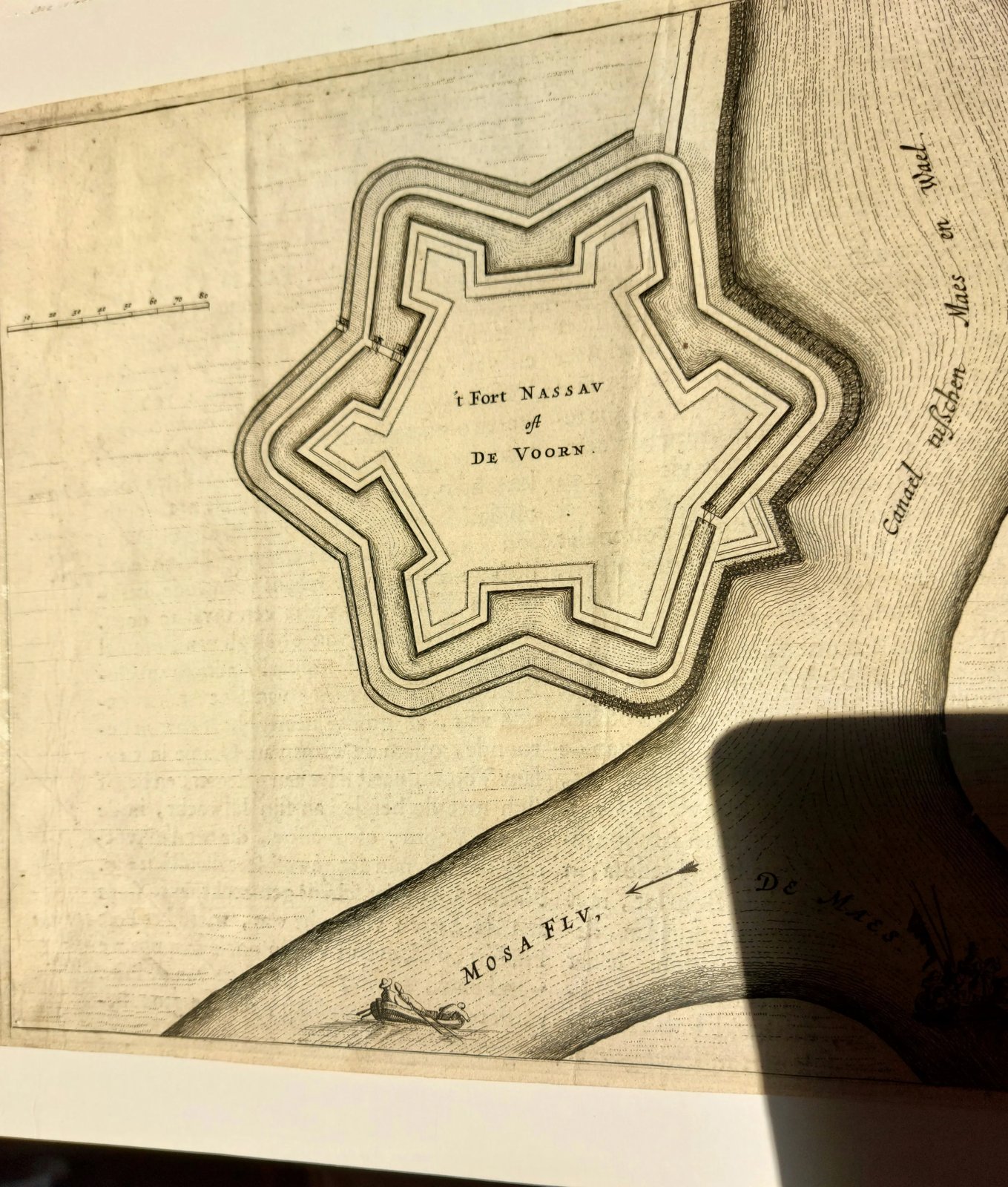 Joan Blaeu — ‘t Fort Nassau oft De Voorn, originele kopergravure, ca. 1649–1652 — foto 6