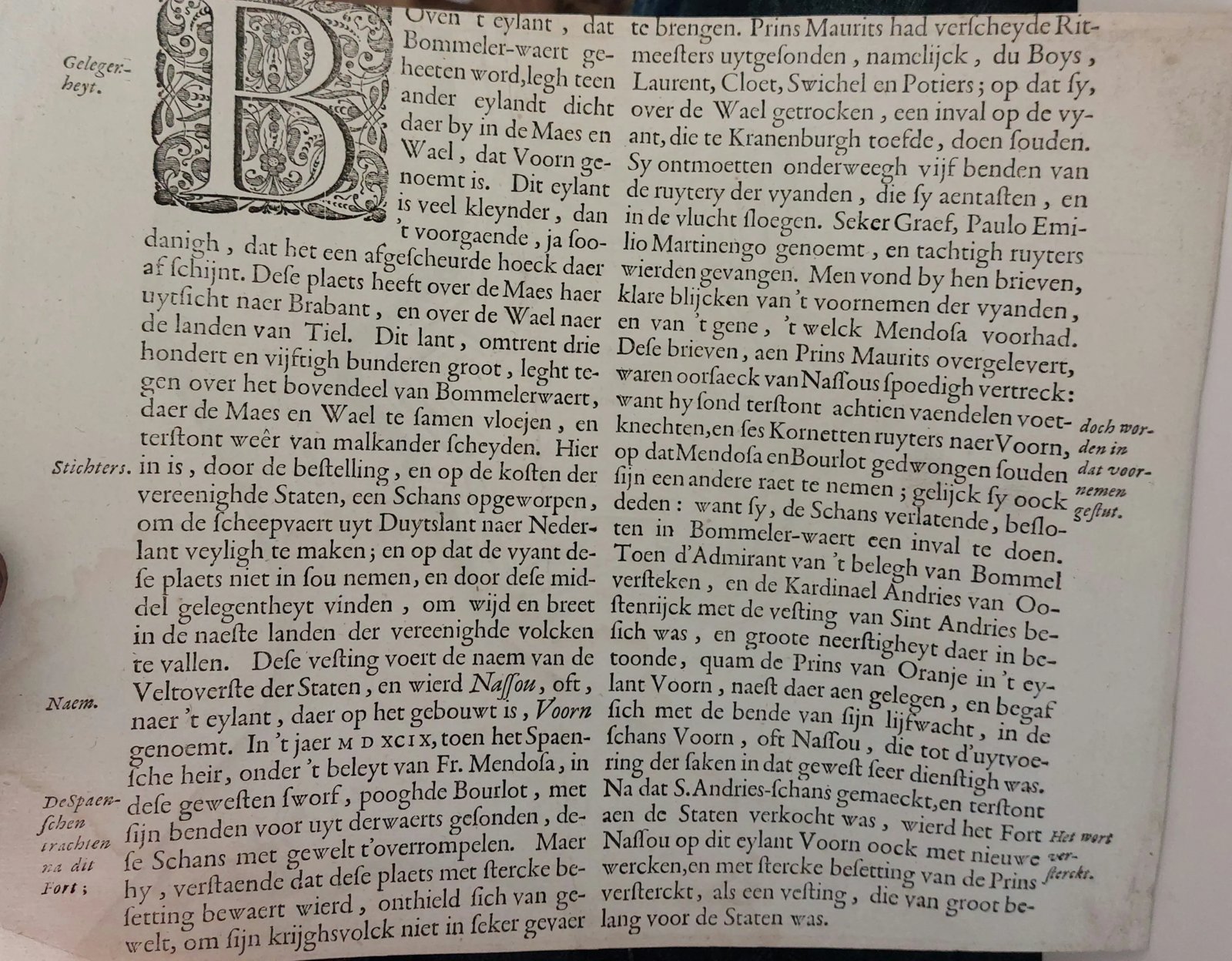 Joan Blaeu — ‘t Fort Nassau oft De Voorn, originele kopergravure, ca. 1649–1652 — foto 8