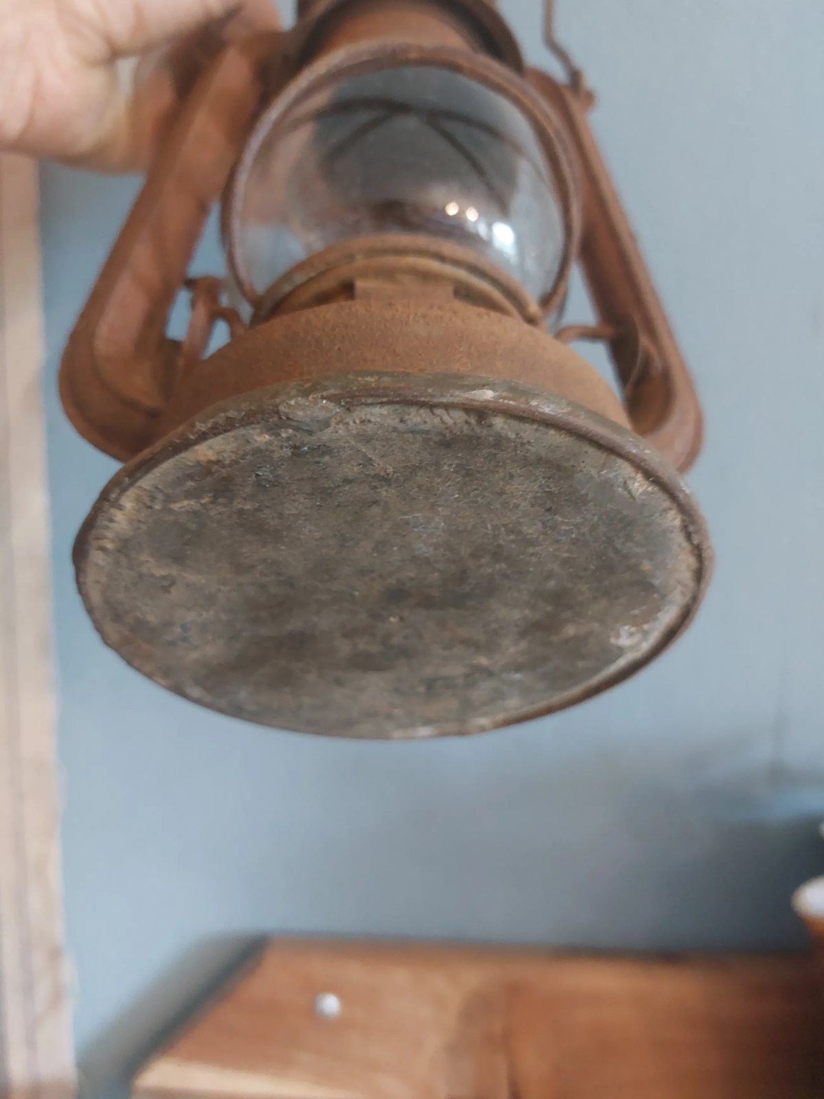 Feuerhand Nr. 275 stormlantaarn, vooroorlogs, met origineel Jenaer Glas — foto 11