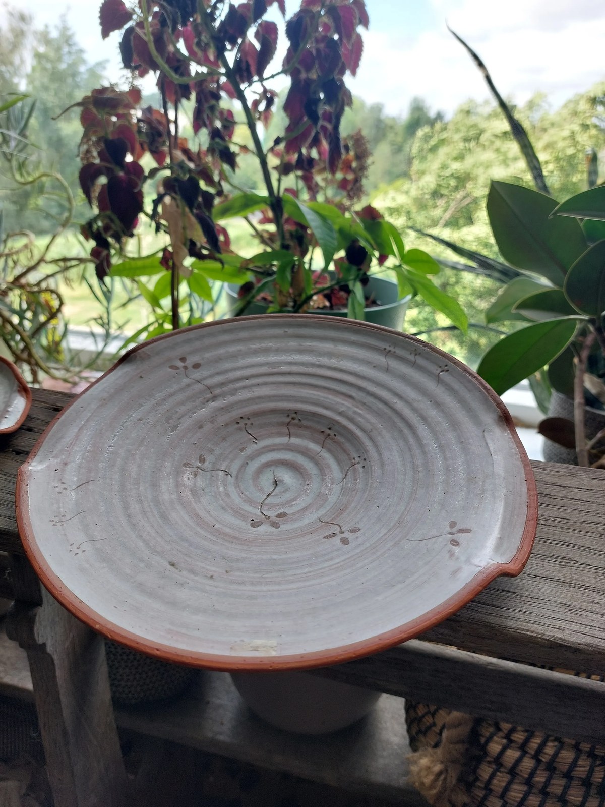 Potterij De Haemstede — 10-delige serveerset, sgraffito, jaren '50/'60