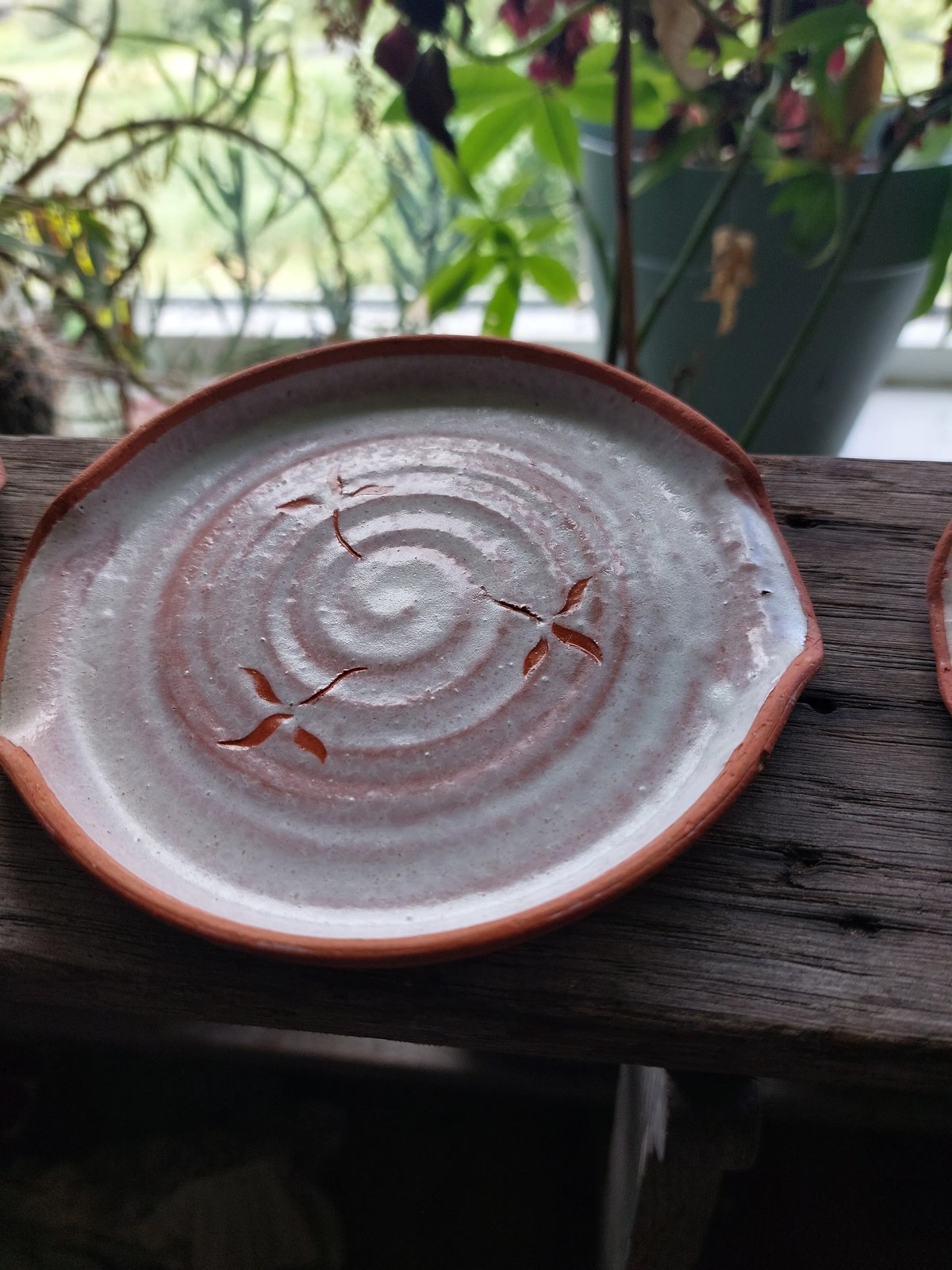 Potterij De Haemstede — 10-delige serveerset, sgraffito, jaren '50/'60 — foto 2