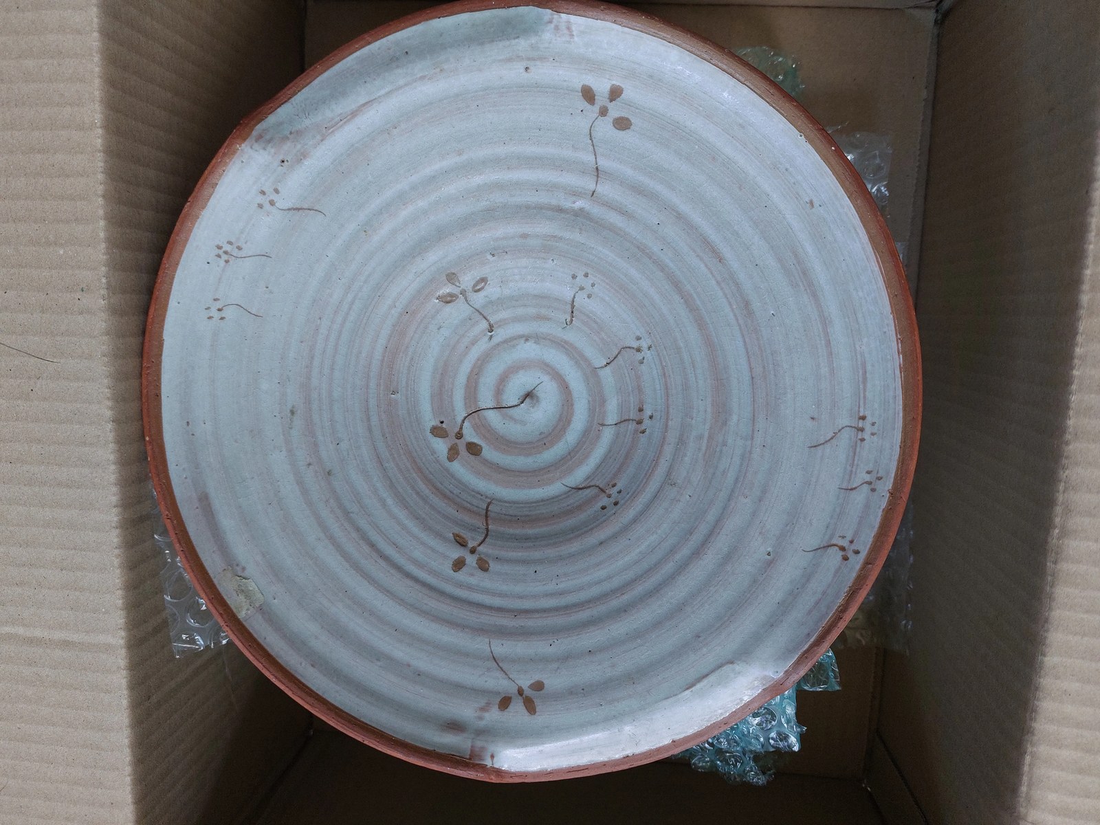 Potterij De Haemstede — 10-delige serveerset, sgraffito, jaren '50/'60 — foto 3