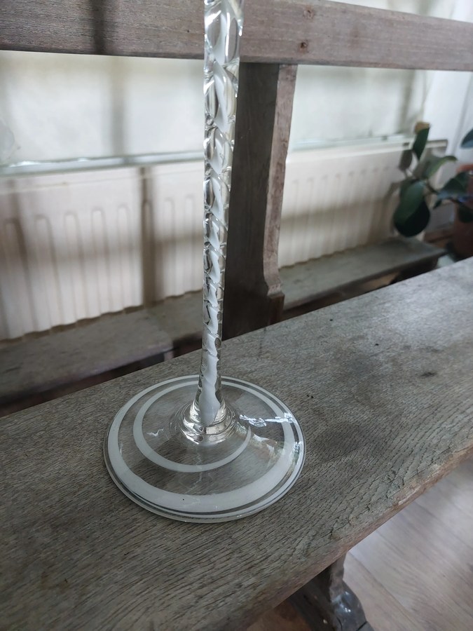 Krosno Józefina kandelaar, 41 cm, wit opaline glas — foto 6