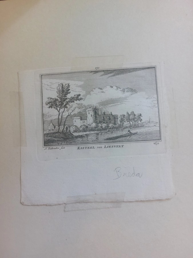 Abraham Rademaker — Kasteel van Liesvelt, kopergravure plaat 170, 1727–1733 — foto 10
