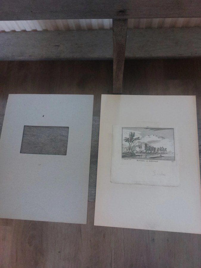 Abraham Rademaker — Kasteel van Liesvelt, kopergravure plaat 170, 1727–1733 — foto 11