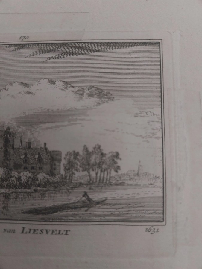 Abraham Rademaker — Kasteel van Liesvelt, kopergravure plaat 170, 1727–1733 — foto 5