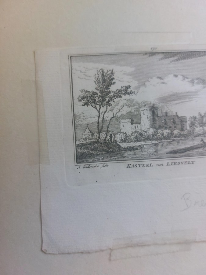Abraham Rademaker — Kasteel van Liesvelt, kopergravure plaat 170, 1727–1733 — foto 7