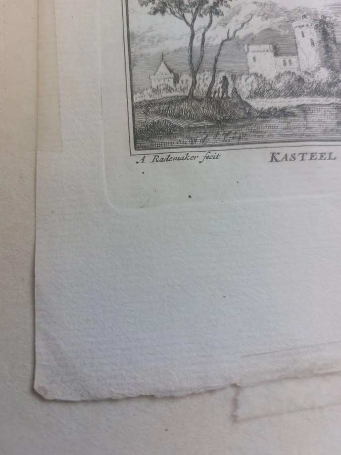 Abraham Rademaker — Kasteel van Liesvelt, kopergravure plaat 170, 1727–1733 — foto 8