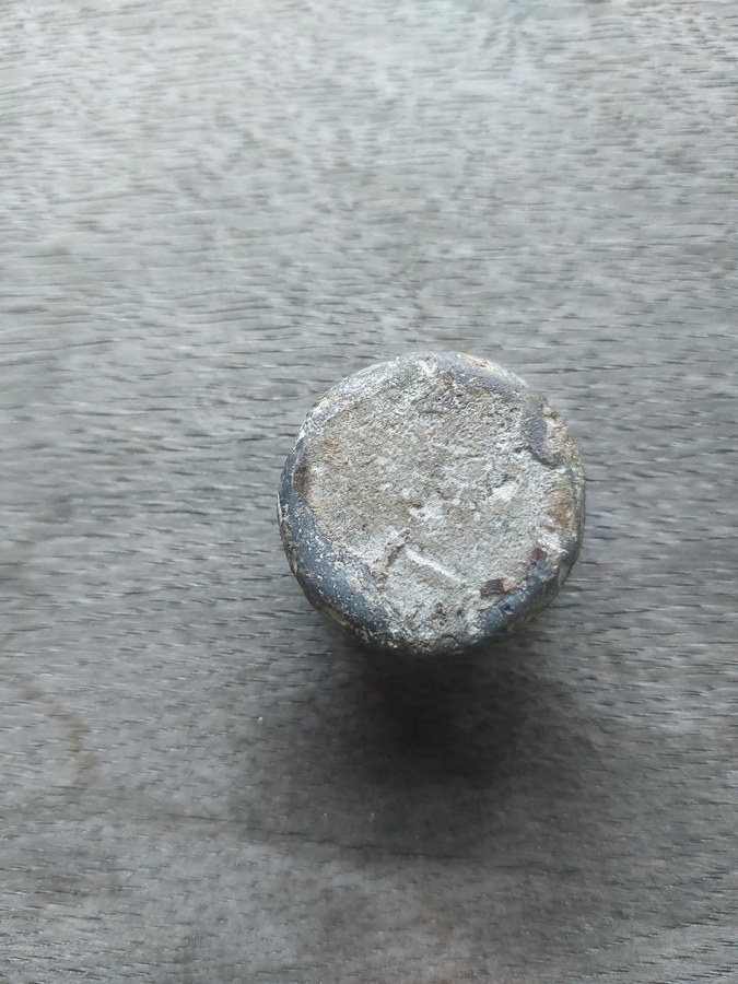 Loden blokgewicht — ¼ Troois pond, Friesland, 1711 — foto 4