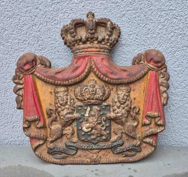 Gietijzeren Rijkswapen, vermoedelijk 19e-eeuws